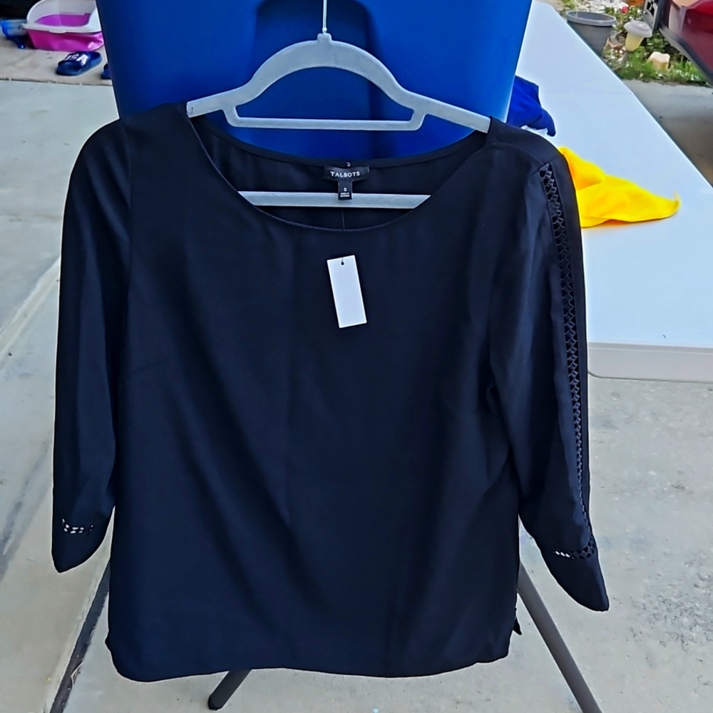 Talbot black dress top small